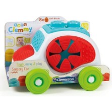 Clementoni 17315 Baby Clementoni, Soft Clemmy - Yumuşak Blok Duyusal Araba / 6-36 Ay