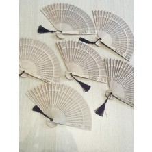 - Ahşap Yelpaze 10 Adet Mevlüt Yelpazesi