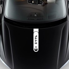 Sönmez Sticker Göktürkçe Şerit Sticker - Göktürkçe Sticker - Kaput Sticker - Araba Sticker - Oto Sticker