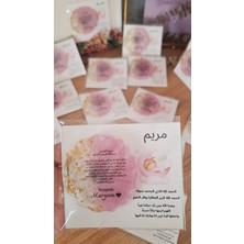Sevgiliatolyemm Kartlı Pembe Epoksi Magnet 10 Adet Doğum Günü Hoşgeldin Bebek Hediyelikleri