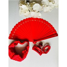 - Yelpaze Hediye Paketi Paraşüt Bandana Seti