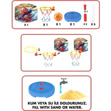 Dede 03653 Dede Spiderman Küçük Ayaklı Basket Potası