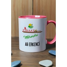 Hedizu Kişiye Özel Ziraat Mühendisi Kupa Bardak Pembe Mühendisler Günü Hediyeleri