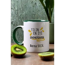 Hedizu Kişiye Özel Yılın En Iyi Doktoru Kupa Bardak Yeşil Tıp Bayramı Hediyesi