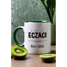 Hedizu Kişiye Özel Eczacı Kupa Bardak Yeşil Tıp Bayramı Hediyesi