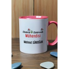 Hedizu Kişiye Özel Elektrik Elektronik Mühendisi Kupa Bardak Pembe Mühendisler Günü Hediyesi