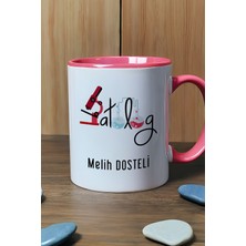 Hedizu Kişiye Özel Patolog Kupa Bardak Pembe Isme Özel Tıp Bayramı Hediyeleri