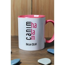Hedizu Kişiye Özel Canım Halam Kupa Bardak Pembe Halaya Doğum Günü Hediyesi