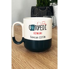 Hedizu Kişiye Özel Ortopedi Uzmanı Pro Kupa Bardak Siyah Isme Özel Tıp Bayramı Hediyeleri