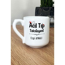 Hedizu Kişiye Özel Acil Tıp Teknisyeni Kupa Bardak Oval Att Tıp Bayramı Hediyesi
