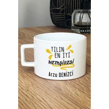 Hedizu Kişiye Özel Yılın En Iyi Hemşiresi Lüks Fincan Beyaz  Tıp Bayramı Hediyesi