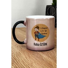 Hedizu Kişiye Özel Kadın Öğretmenler Günü Hediyesi Kupa Bardak Sihirli