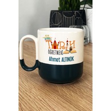 Hedizu Kişiye Özel Tarih Öğretmeni Pro Kupa Bardak Siyah Öğretmenler Günü Hediyesi