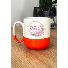 Hedizu Kişiye Özel Doğum Günü Hediyesi Pro Kupa Bardak Turuncu Isim Yazılı