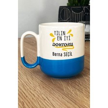 Hedizu Kişiye Özel Yılın En Iyi Doktoru Pro Kupa Bardak Mavi Tıp Bayramı Hediyesi