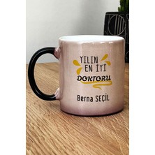 Hedizu Kişiye Özel Yılın En Iyi Doktoru Kupa Bardak Sihirli Tıp Bayramı Hediyesi