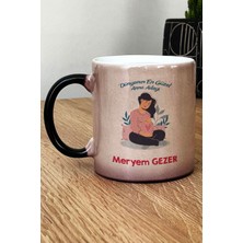 Hedizu Kişiye Özel Hamile Anne Adayı Kupa Bardak Sihirli Anneler Günü Hediyesi