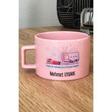 Hedizu Kişiye Özel Fen ve Teknoloji Öğretmeni Pastel Fincan Pembe Öğretmenler Günü Hediyesi