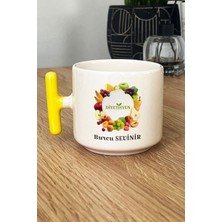 Hedizu Kişiye Özel Diyetisyen Kupa Bardak T Kulplu Sarı Tıp Bayramı Hediyesi