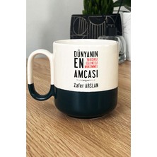 Hedizu Kişiye Özel Amca Pro Kupa Bardak Siyah Amcaya Babalar Günü Hediyesi