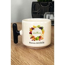 Hedizu Kişiye Özel Diyetisyen Kupa Bardak T Kulplu Siyah Tıp Bayramı Hediyesi