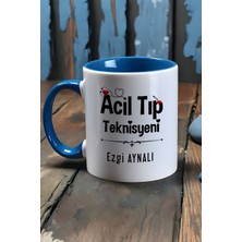 Hedizu Kişiye Özel Acil Tıp Teknisyeni Kupa Bardak Mavi Att Tıp Bayramı Hediyesi