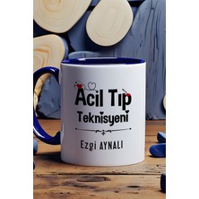 Hedizu Kişiye Özel Acil Tıp Teknisyeni Kupa Bardak Lacivert Att Tıp Bayramı Hediyesi