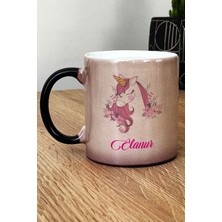 Hedizu Kişiye Özel Unicorn -3- Kupa Bardak Sihirli Arkadaşa Kardeşe Hediye