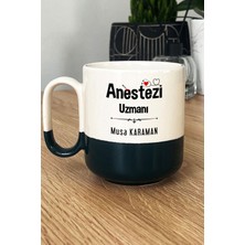 Hedizu Kişiye Özel Anestezi Uzmanı Pro Kupa Bardak Siyah Tıp Bayramı Hediyesi