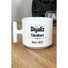 Hedizu Kişiye Özel Diyaliz Teknikeri Kupa Bardak T Kulplu Beyaz Tıp Bayramı Hediyesi