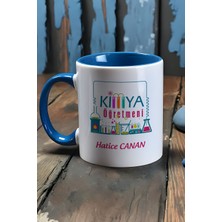 Hedizu Kişiye Özel Kimya Öğretmeni -2- Kupa Bardak Mavi Öğretmenler Günü Hediyesi