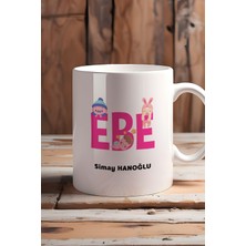 Hedizu Kişiye Özel Ebe Kupa Bardak Beyaz Tıp Bayramı Hediyesi