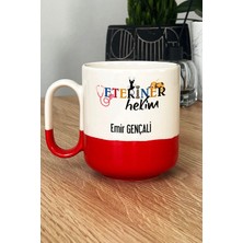 Hedizu Kişiye Özel Veteriner Hekim Pro Kupa Bardak Kırmızı Isme Özel Tıp Bayramı Hediyeleri