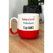 Hedizu Kişiye Özel Laboratuvar Teknikeri Pro Kupa Bardak Kırmızı Tıp Bayramı Hediyeleri