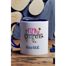 Hedizu Kişiye Özel Fizik Öğretmeni Kupa Bardak Lacivert Öğretmenler Günü Hediyesi