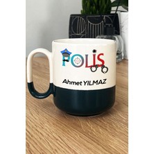 Hedizu Kişiye Özel Polis Pro Kupa Bardak Siyah Polisler Günü Hediyesi