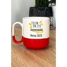 Hedizu Kişiye Özel Yılın En Iyi Doktoru Pro Kupa Bardak Kırmızı Tıp Bayramı Hediyesi