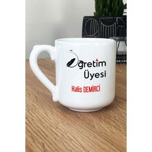 Hedizu Kişiye Özel Öğretim Üyesi Kupa Bardak Oval Öğretmenler Günü Hediyesi