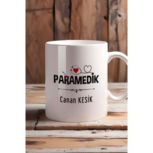 Hedizu Kişiye Özel Paramedik -2- Kupa Bardak Beyaz Att Tıp Bayramı Hediyesi