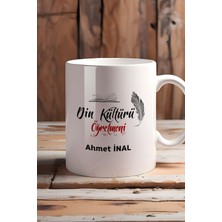 Hedizu Kişiye Özel Din Kültürü Öğretmeni Kupa Bardak Beyaz Öğretmenler Günü Hediyesi