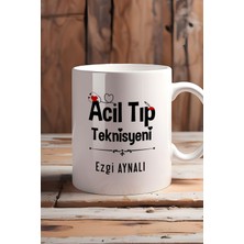 Hedizu Kişiye Özel Acil Tıp Teknisyeni Kupa Bardak Beyaz Att Tıp Bayramı Hediyesi