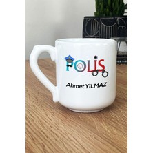 Hedizu Kişiye Özel Polis Kupa Bardak Oval Polisler Günü Hediyesi