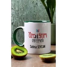 Hedizu Kişiye Özel Özel Eğitim Öğretmeni -2- Kupa Bardak Yeşil