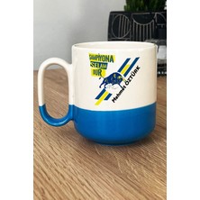 Hedizu Kişiye Özel Sarı Lacivert Taraftar Pro Kupa Bardak Mavi Abiye Babaya Arkadaşa Sevgiliye Hediye