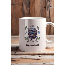 Hedizu Kişiye Özel Öğretmene Hediye Kupa Bardak Beyaz Öğretmenler Günü Hediyesi