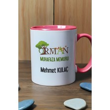 Hedizu Kişiye Özel Orman Muhafaza Memuru Kupa Bardak Pembe