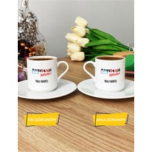 Hedizu Kişiye Özel Radyoloji Teknikeri Türk Kahvesi Fincanı Beyaz Isme Özel Tıp Bayramı Hediyeleri