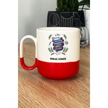 Hedizu Kişiye Özel Öğretmene Hediye Pro Kupa Bardak Kırmızı Öğretmenler Günü Hediyesi