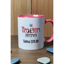 Hedizu Kişiye Özel Özel Eğitim Öğretmeni -2- Kupa Bardak Pembe