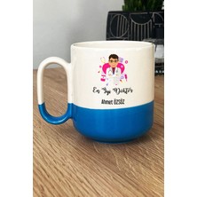 Hedizu Kişiye Özel En Iyi Doktor Pro Kupa Bardak Mavi Tıp Bayramı Hediyesi